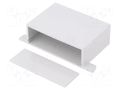 Enclosure: with panel; with fixing lugs; X: 70mm; Y: 50mm; Z: 25mm MASZCZYK KM-25A/GY