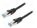 Patch cord; RJ45 plug,both sides; S/FTP; 6a; stranded; Cu; 15m; PUR LOGILINK CQ6105S