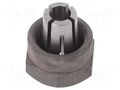 Collet; steel; with flange nut; 6mm; hexagonal METABO MTB.631945