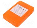 Hard discs housing: 3,5"; plastic; orange LOGILINK UA0133O