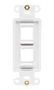 CENTRE PLATE INSERT, DECORA STYLE, WHITE N042D-002V-WH