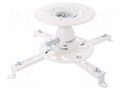 Holder; 25kg; white; Arm len: 135mm; Mount.hole diam: 80÷500mm LOGILINK BP0056