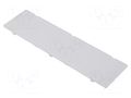 Stopper; UL94V-0; grey; ABS KRADEX ZDFJ1009-ABS-V0