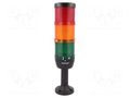 Signalling column; red/yellow/green; LED; 220VAC; IK; 70mm EMAS TK-IK73L220XM01