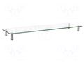Monitor stand; 20kg; metal,steel,glass; Dim: 1000x260x93mm LOGILINK BP0060