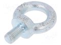 Lifting eye bolt; M16x27; Head: eye; steel; zinc; DIN 580; 35mm DROMET D-SZU16