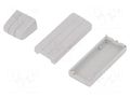 Enclosure: for USB; X: 20mm; Y: 66mm; Z: 12mm; ABS; grey MASZCZYK KM-205/GY