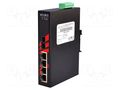 Switch PoE Ethernet; unmanaged; Number of ports: 5; 48÷55VDC ANTAIRA LNP-0501-M-T