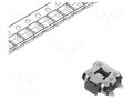 Microswitch TACT; SPST; Pos: 2; 0.05A/12VDC; SMT; 1.6N; 1.35mm PANASONIC EVQP7L01P