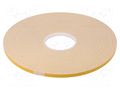 Tape: fixing; W: 9mm; L: 50m; Thk: 1.15mm; double-sided; acrylic; 200% TESA TESA-4952-9-50M