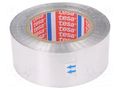 Tape: duct; W: 50mm; L: 50m; Thk: 0.07mm; grey; acrylic; aluminium TESA TESA-60670-50-50M