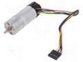 Motor: DC; with encoder,with gearbox; HP; 12VDC; 5.6A; 210rpm POLOLU POLOLU-4845