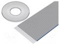 Wire: ribbon; 1.27mm; stranded; Cu; unshielded; PO; light grey 3M HF365-10