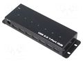 Hub USB; DC,USB A socket x7,USB B socket; industrial,USB 3.0 LOGILINK UA0317