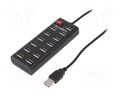 Hub USB; USB A socket x13,USB A plug; USB 2.0; 480Mbps LOGILINK UA0126