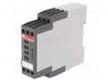 Temperature monitoring relay; temperature; 24VAC; 24VDC; CM-TCS ABB 1SVR730740R9200