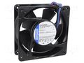 Fan: DC; axial; 48VDC; 119x119x38mm; 346.2m3/h; 67dBA; ball; 6800rpm EBM-PAPST 4118N/2H4PU