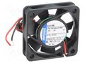 Fan: DC; axial; 12VDC; 40x40x10mm; 6m3/h; 17dBA; slide; 4300rpm EBM-PAPST 412FM