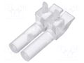 Fiber for LED; Ø2mm; No.of mod: 2; round; Front: convex MENTOR 1271.2002