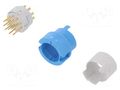 Connector: M23; contact insert; PIN: 12; male; soldering; for cable HUMMEL 7.001.912.113