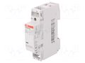 Contactor: 2-pole installation; 20A; 12VAC,12VDC; NO x2; ESB ABB ESB20-20N-14