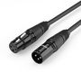 Ugreen AV130 66716 audio XLR (female) - XLR (male) cable for microphone / amplifier 1m - black, Ugreen 6957303802425 6957303802425