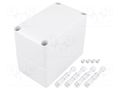 Enclosure: multipurpose; X: 75mm; Y: 125mm; Z: 100mm; MPC; light grey WEIDMÜLLER MPC-07/12/10-7035