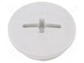 Stopper; M20; 1.5; IP68; polyamide; light grey; SKINDICHT®; 6mm LAPP BLK-GL-M20+O-R7035