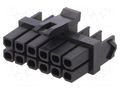 Connector: wire-board; plug; female; PIN: 12; Micro-Fit TPA; 3mm MOLEX MX-172952-1201