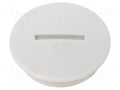 Stopper; M32; 1.5; polystyrene; light grey; 8mm OBO BETTERMANN OBO-2033021
