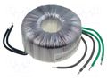 Transformer: toroidal; 600VA; 230VAC; 24V; 24V; 12.5A; 12.5A; H: 77mm BREVE TUFVASSONS TTS600/D230/24-24V