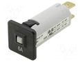 Circuit breaker; 240VAC; 48VDC; 6A; SPST; Poles: 1; T9-311-611; MCB SCHURTER T9-611P-6A