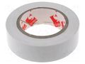 Tape: electrical insulating; W: 15mm; L: 10m; Thk: 0.13mm; white SCAPA SCAPA-2702-15W