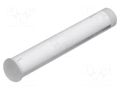 Fiber for LED; Ø3mm; L: 19mm; round; Front: convex; straight; PLP2 BIVAR PLP2-750