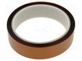 Tape: high temperature resistant; Thk: 63.5um; 55%; golden; W: 25mm BLT POLYHT-25MM