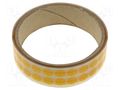 Tape: high temperature resistant; Thk: 63.5um; 55%; golden; reel BLT POLYHT-DOT9