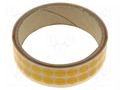 Tape: high temperature resistant; Thk: 63.5um; 55%; golden; reel BLT POLYHT-DOT9