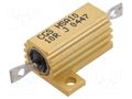 Resistor: wire-wound; with heatsink; screw; 10Ω; 16W; ±5%; 50ppm/°C TE Connectivity AX10WR-10R