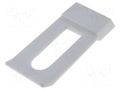Suspension for enclosure; ABS; 60.5x28.5x5.5mm; grey MASZCZYK ABS-FI17