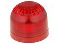 Signaller: lighting-sound; 17÷60VDC; siren,blinking light; LED KLAXON SIGNALS PSC-0002