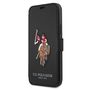 US Polo USFLBKP12LPUGFLBK iPhone 12 Pro Max 6,7" czarny/black book Polo Embroidery Collection, U.S. Polo Assn. 3700740492291 3700740492291