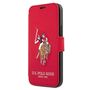 US Polo USFLBKP12MPUGFLRE iPhone 12/12 Pro 6,1" czerwony/red book Polo Embroidery Collection, U.S. Polo Assn. 3700740492376 3700740492376
