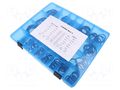 O-ring set; NBR caoutchouc; metric; 392pcs. ORING USZCZELNIENIA TECHNICZNE OBOX-392-NBR-M