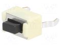 Microswitch TACT; SPST; Pos: 2; 0.05A/12VDC; 6x3.5x3.5mm; 5mm PANASONIC EVQPE505K