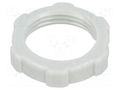 Nut; PG11; polystyrene; Thk: 5mm; Spanner: 24mm; light grey OBO BETTERMANN OBO-2043114
