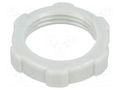 Nut; PG11; polystyrene; Thk: 5mm; Spanner: 24mm; light grey OBO BETTERMANN OBO-2043114