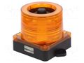 Signaller: lighting-sound; 10÷30VDC; LED; amber; IP66; Ø168x163mm QLIGHT QWCD50-12/24-A