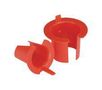 GROMMET, POLYPROPYLENE, RED ASB2A