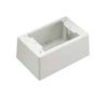 POWER JUNCTION BOX, 1 GANG, PVC, WHITE JBP1DWH