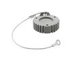 CAP W/TETHER, RCPT, 9POS, THERMOPLASTIC AHDC169-TM